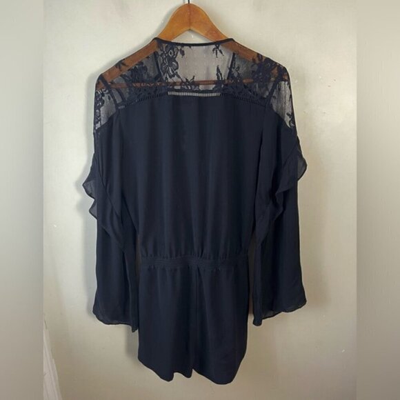 PARKER  Amber Combo Romper in Black lace small - Picture 3 of 10